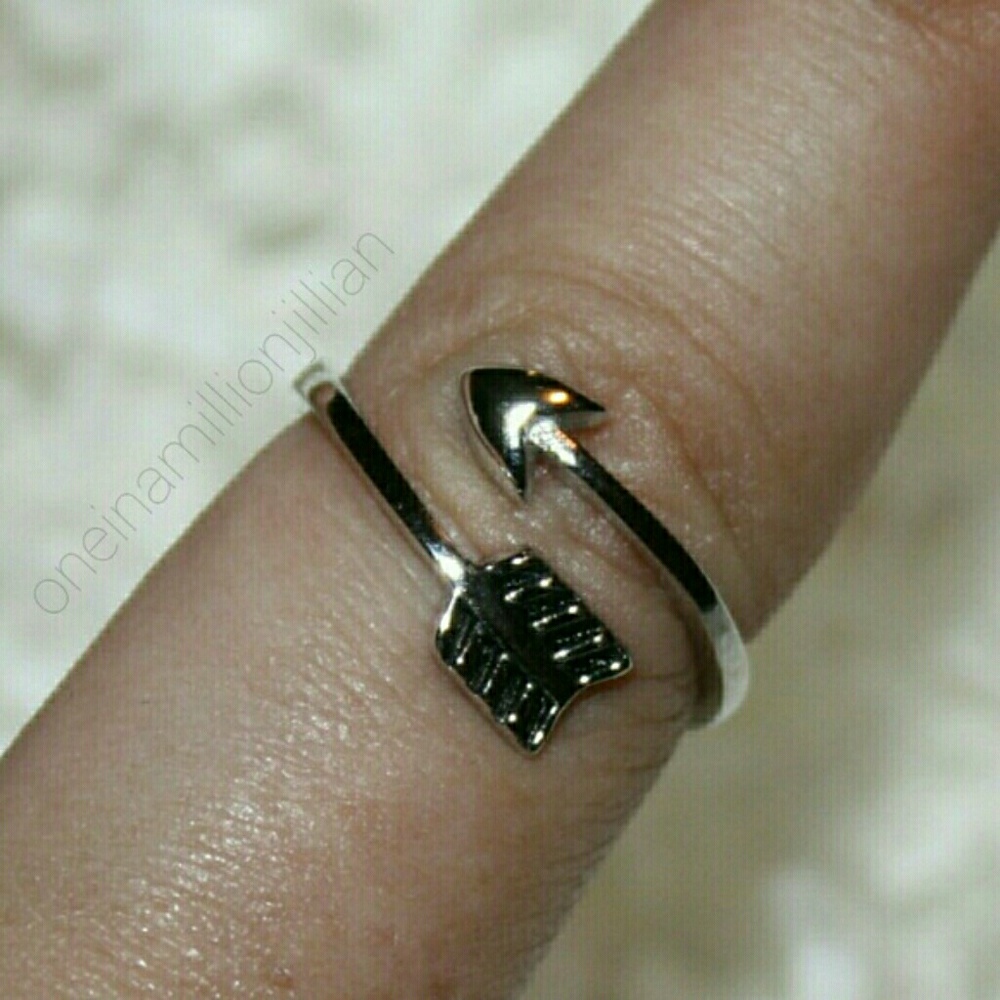 Sterling Silver Arrow Wrap Around/Bypass Ring - Picture 6 of 6